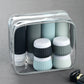 Travel Bottles - 8 Pack, TSA Approved Travel Size Toiletries, Leak Proof Silicone Squeezable Containers in Clear Bag