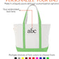CB STATION Medium Classic Canvas Tote Bag for Women, Top Zipper Closure, Outer Pocket, Daily Essentials, Groceries, Traveling