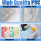 12 Pieces Clear Makeup Bags Bulk, TSA Approved Toiletry Bag for Travel, PVC Waterproof Cosmetic Bag with Zipper, Transparent Pouches Organizer Storage for Men and Women (White, Large)
