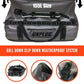 UNPLUG Waterproof Bags for Travel -1680D Heavy Duty Waterproof Duffel Bag for Camping, Motorcycle Dry Bag, Hunting Bag, Bug Out Bag, Waterproof Bags for Boating. Tactical Duffle Bag (155L Storm Grey) - Roamly