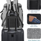 Carry On Backpack, Extra Large 40-50L Travel Backpack for Men & Women, Expandable Backpack For Airplanes, 17 Inch Laptop Backpack, Luggage Suitcase 40L Daypack Lightweight Business Weekender Bag, Grey