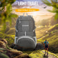 ZOMAKE Lightweight Packable Backpack 35L, Light Foldable Backpacks Water Resistant Collapsible Hiking Bag, Compact Folding Day Pack for Travel Camping(Dimgray) - Roamly