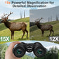 15x42 Binoculars for Adults High Powered - Aurosports HD Lightweight Portable Binoculars with Phone Adapter, BAK4 Prism & Carrying Bag - Large View Binocular for Bird Watching Hunting Traveling