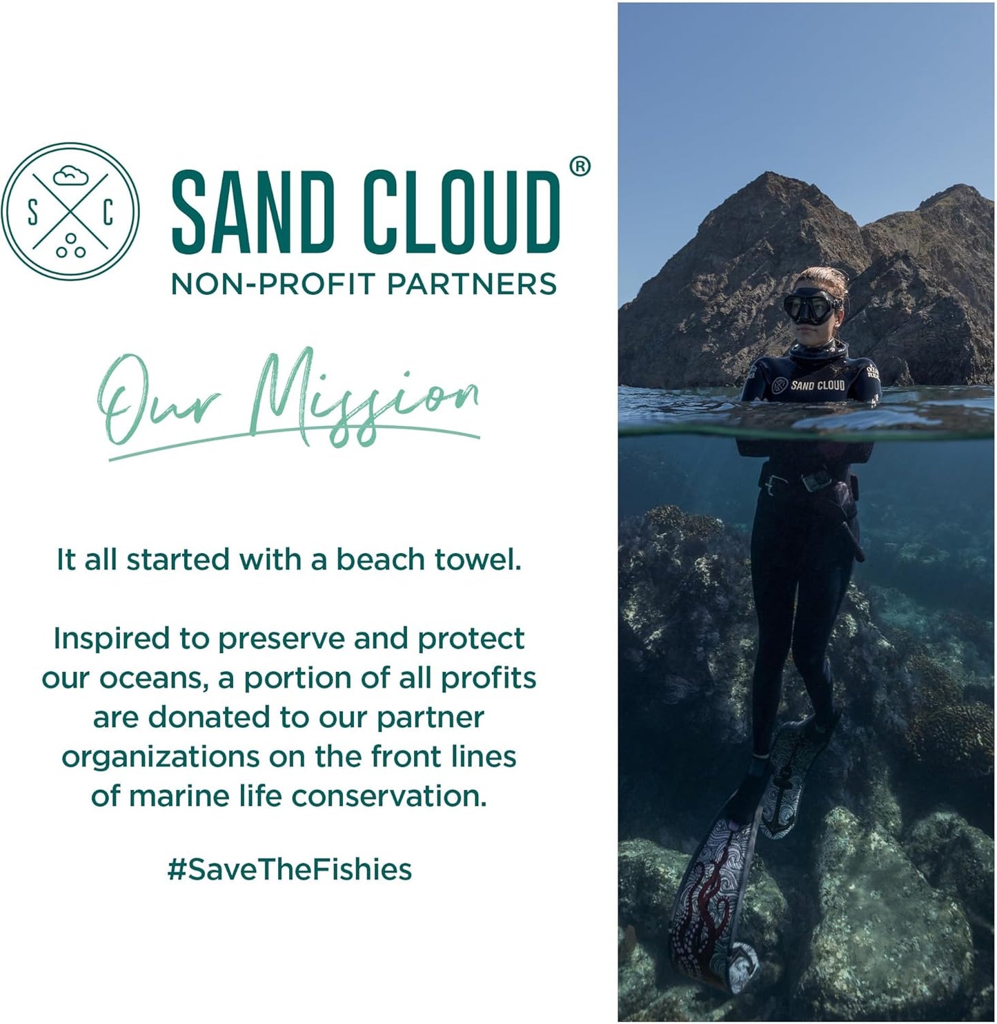 Sand Cloud Extra Large Turkish Beach Towel - Sand Free - 100% Organic Turkish Cotton Yarn - Quick Dry Towel for Beach, Picnic, Blanket or Bath - As Seen on Shark Tank - Cool Glacier (Navy)