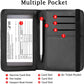 ZOPPEN Passport Holder Wallet, Passport Cover Travel Wallet Women Travel Essentials Accessories Document Organizer Travel Must Haves Rfid Blocking Cover Case for Women and Men, Black