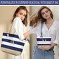 YOOLIFE Beach Bags for Women - Travel Canvas Beach Tote, Pool Waterproof Bag, Travel Essentials, Gifts for Women Birthday