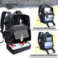 Fishing Tackle Backpack with Cooler,45L Large Tackle Bag with 2 Rod Holders & Clear Window,Outdoor Fishing Backpack for Fishing,Camping, Hiking,Camouflage