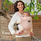 Momcozy Breathable Mesh Baby Carrier, Ergonomic and Lightweight Infant Carrier for 3-24 Months with Enhanced Lumbar Support, All Day Comfort for Hands-Free Parenting, Air Mesh-Pink
