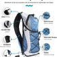 Water Buffalo Hydration Backpack - Lightweight Hydration Pack with 2L Water Bladder - Water Backpack for Hiking, Running, Biking, and Raves - Road Runner 12L Hydropack Backpack