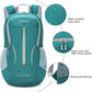 ZOMAKE Ultra Lightweight Packable Backpack 25L, Foldable Hiking Backpacks Water Resistant Small Folding Daypack for Travel(Army Green-NEW)
