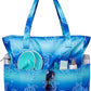 Waterproof Beach Tote Pool Bags for Women Ladies Extra Large Gym Tote Carry On Bag With Wet Compartment for Weekender Travel