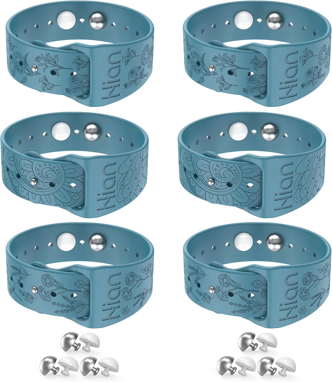 Motion Sickness Bands Anti Nausea Acupressure Wristband Sea Sickness Wristbands Nausea Bands（3Pairs-Bule）