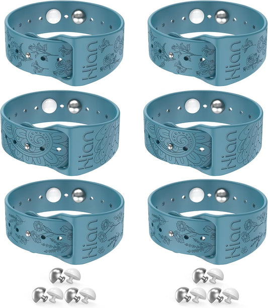 Motion Sickness Bands Anti Nausea Acupressure Wristband Sea Sickness Wristbands Nausea Bands（3Pairs-Bule）