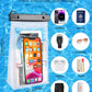 Large Waterproof Phone Pouch, Floating Dry Bag for iPhone 14 13 12 Pro Max Galaxy S22 S21 Large Capacity Waterproof Bag Sunscreen Glasses Storage Universal Dry Pouch for Swimming Rafting Boating