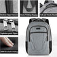 BIKROD Travel Laptop Backpack for Men and Women, Backpacks for School Teen Boys, Business Anti Theft Slim Sturdy Back Pack Adult Computer Bag Gift 15.6 IN Laptop, Grey