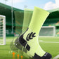 Men's Compression Running Socks: Coolmax Athletic Crew Socks Moisture Wicking Anti-Blister Cushion for Hiking 3 Pairs
