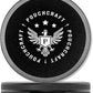 Metal Pouch Can | Metal Container | Slim EDC Pocket Tin | Airtight & Moisture-Resistant | Compact Daily Organizer | Pill Case & Travel Tin | Father’s Day Gift for Dad | (Insignia Ed, Black, Slim)