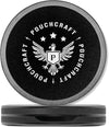 Metal Pouch Can | Metal Container | Slim EDC Pocket Tin | Airtight & Moisture-Resistant | Compact Daily Organizer | Pill Case & Travel Tin | Father’s Day Gift for Dad | (Insignia Ed, Black, Slim)