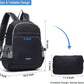 YZAOLL Small Lightweight Packable Hiking Backpack, 20L Hiking Backpack Day Pack for Women Men Travel Camping Vacation,Black
