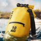 HEETA Waterproof Dry Bag with Front Zippered Pocket for Women Men, 5L/10L/20L/30L/40L Roll Top Lightweight Dry Storage Bag Backpack for Travel, Kayaking, Boating, Rafting, Camping, Hiking & Beach