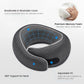 Travel Neck Pillows, 100% Memory Foam Filling, Travel Pillows for Airplanes, Compact and Ergonomic Design, Best for Sleeping Plane Train Travel Essentials (Light Black)