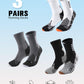 Compression Crew Running Socks: Athletic Socks for Men Women with Cushion,3 Pairs Work Hiking Basketball Sport Socks