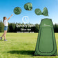 Wolfwise Pop Up Shower Tent, Portable Instant Changing Tent with Ventilation Window & Carry Bag, Privacy Bathroom Toilet for Beach, Camping & Outdoor, Width 47 ", Height 75 ", Green