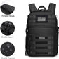 MOSISO Camera Backpack, DSLR/SLR/Mirrorless Tactical Camera Bag Case with Laptop Compartment Compatible with Canon/Nikon/Sony, Black