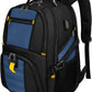 YOREPEK 18.4 Laptop Backpack, Large Backpacks with USB Charger Port, TSA Friendly Flight Approved Weekend Carry on Backpack with Luggage Strap for Men and Women, Roy Blue - Roamly