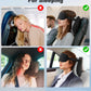 JefDiee Travel Pillows for Airplanes,Travel Pillow with Eye Mask,Prevents Head Forward,Neck Pillow Airplane for Sleeping,Used for Long Flight,Road Trip,Car Headrest