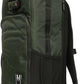 DIME BAGS Scent Sealing Backpack with Combo Lock, Carbon-Lined to Seal Odors, Removable Padded Insert, 8 Compartments, Durable Travel Bag for Glass & Gear Protection, Wiseguy (Green)