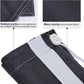 HOMEST 2 Pack XL Nylon Laundry Bag with Strap, Large Dirty Clothes Organizer, Easy Fit a Laundry Hamper or Basket, Can Carry Up to 4 Loads of Laundry, Black and Sky Blue