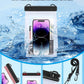 Large Waterproof Phone Pouch, Floating Dry Bag for iPhone 14 13 12 Pro Max Galaxy S22 S21 Large Capacity Waterproof Bag Sunscreen Glasses Storage Universal Dry Pouch for Swimming Rafting Boating