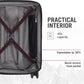 Victorinox Spectra 3.0 Frequent Flyer Plus Carry-On - Modern Hardside Carry-On Luggage - Rolling Suitcase with Spinner Wheels - Holds Travel Accessories - 45 Liters, Black
