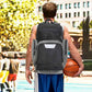 LARIPOP Basketball Backpack Bag with Ball Compartment Ventilated Shoe Compartment for Men Youth Soccer Volleyball Training