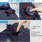 1 Pack Inflatable Travel Foot Pillow,Inflatable Leg Pillow Outdoor Stool, Adjustable 3 Layers Height Leg Rest Pillow for Airplane, Office, Home, Trains, Cars (1Pack Navy)