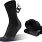 Alpaca Wool Hunting Socks 2 pairs for Men Women, Thermal Warm Compression Thick Winter Cushioned Hiking Boot Moisture Wicking