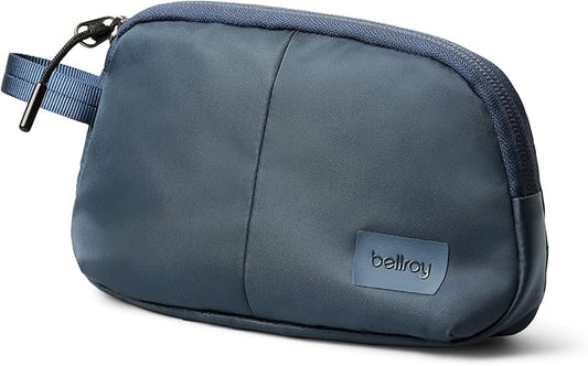 Bellroy Laneway Daily Pouch (Organizer Pouch for Everyday or Travel, with Internal Organization) - Bluesteel