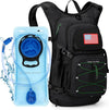 Maelstrom Hydration Hiking Backpack with 2L/3L Water Bladder, High Flow Bite Valve Camping Daypack Lightweight