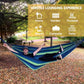ANYOO Cotton Hammock Portable Camping Hammocks for Hanging Sturdy Garden Comfortable Fabric Hammock with Tree Straps Up to 660lbs with Travel Bag for Camping Outdoor/Indoor Patio Backyard
