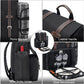 Picnic Backpack for 4 Person with Large Insulated Cooler Bag, Picnic Basket Set with Wine Pouch, Waterproof Picnic Blanket & Cutlery Set. Perfect for Beach, Camping, Party,Wedding Gift for Couple.