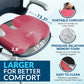 ComfiLife Premium Gel & Memory Foam Seat Cushion – Doctor Recommended Office Chair Cushion, Car Seat Cushion – Chair Cushions for Back & Sciatica Pain Relief – Seat Cushions for Office & Desk (Pink)