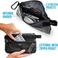 GOBAGS Production Zipper Bags - Electronics & Camera Accessories Bag - Cable organizer, Gear Accessory Pouch, Travel Camera Essentials (Small, Black)