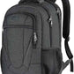 BIKROD Travel Laptop Backpack, 17 Inch Extra Large School Backpacks for Teen Boys and Girls, Black Water Resistant Women Back Pack, Business Men Sturdy Computer Bag