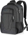 BIKROD Travel Laptop Backpack, 17 Inch Extra Large School Backpacks for Teen Boys and Girls, Black Water Resistant Women Back Pack, Business Men Sturdy Computer Bag