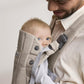 BabyBjörn Baby Carrier Harmony, Woven mélange, Light Beige | 3-in-1 Ergonomic Baby Carrier; Newborn, Facing-in, Outward-Facing, and Back Carrying Positions Supported (7-40 lbs), Newborn to Toddler