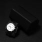 Oirlv Luxury Hexagonal Leather Watch Travel Case Watch Organizer Case for Men Portable Jewelry Storage Roll Organizer(2-Slot,Black)