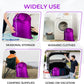 Laundry Bag with Locking Closure Drawstring – Extra Large Heavy Duty 100% Nylon, Large & Foldable Clothes Sack – Lightweight Dirty Laundry Organizer for Travel, Dorm, Gym – L 40" x H 50" (PURPLE)