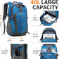 40L Hiking Backpack Lightweight Daypack Waterproof Travel Camping Backpack for Men Women Sport Packable - Roamly