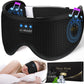 Sleep Headphones Sleep Mask with Bluetooth Headphones, LC-dolida Eye Mask for Sleeping Eye Pillow Sleeping Headphones for Side Sleepers Thin Speaker Cool Gadgets Gifts for Men&Women